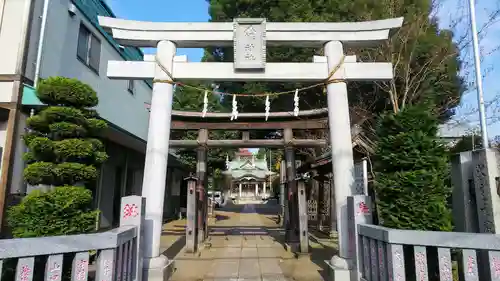 関前八幡神社の鳥居