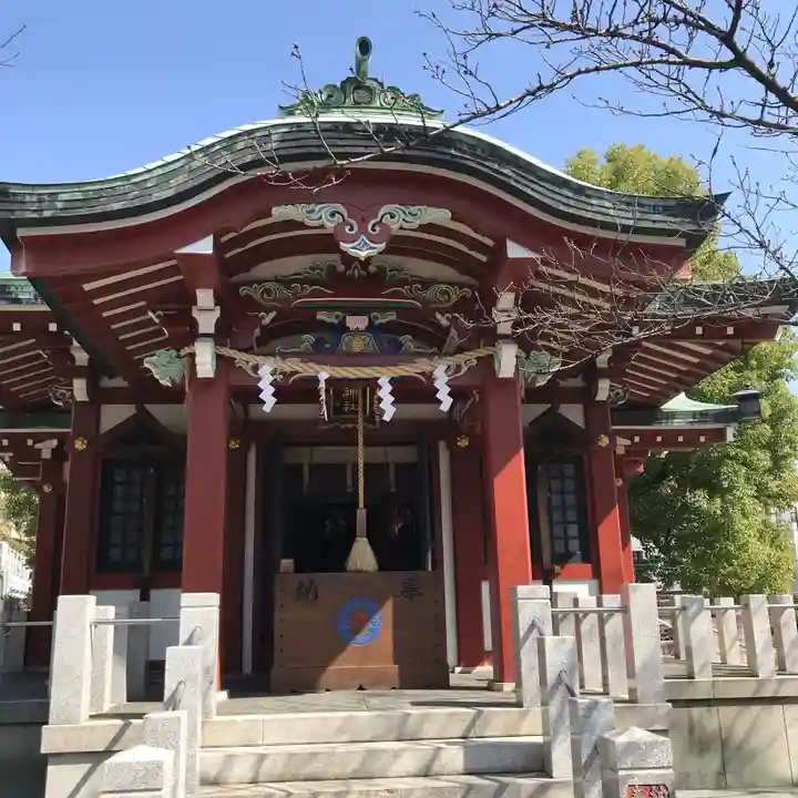 木場 洲﨑神社の本殿・本堂