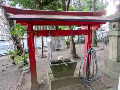 息栖神社の手水舎