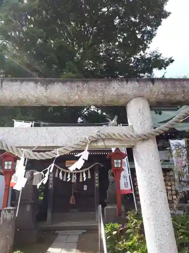 川越八幡宮の鳥居