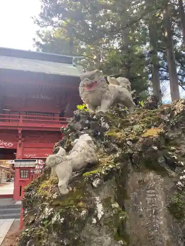 富士山東口本宮 冨士浅間神社の狛犬