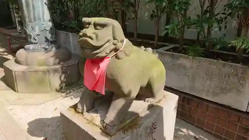 市谷亀岡八幡宮の狛犬