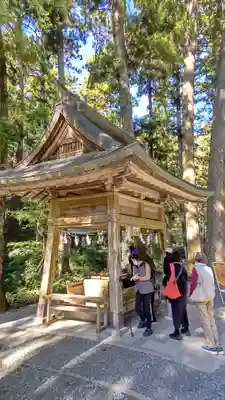 小國神社の手水舎
