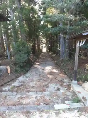 二俣神社の庭園