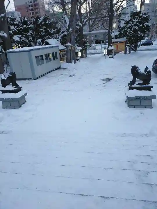 札幌諏訪神社の狛犬