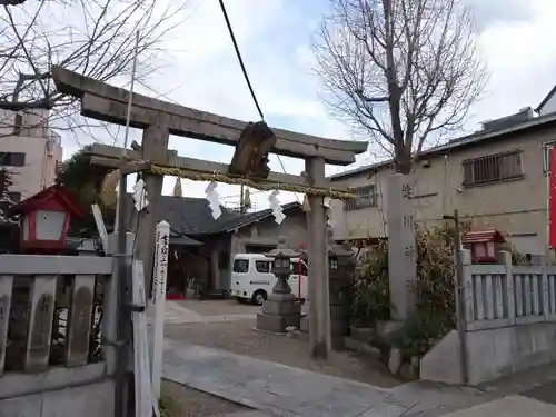 淀川神社の鳥居