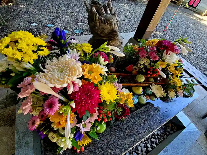 滑川神社 - 仕事と子どもの守り神の手水舎