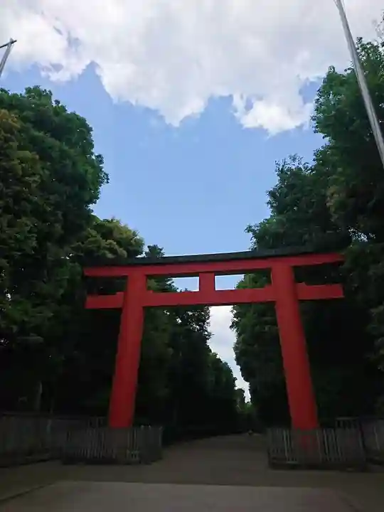 井草八幡宮の鳥居