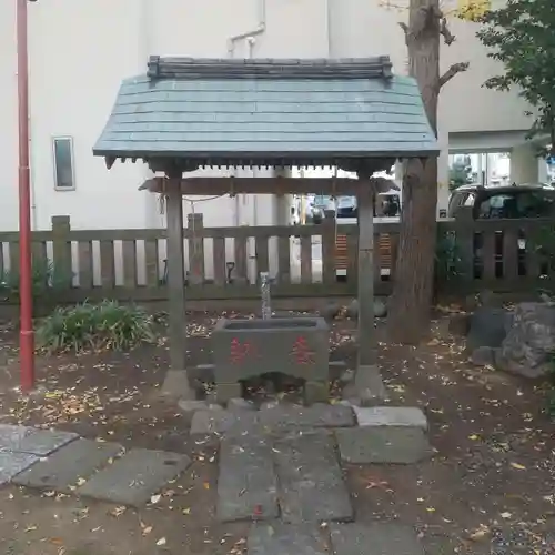 中曽根天祖神社の手水舎