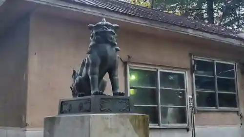 占冠神社の狛犬