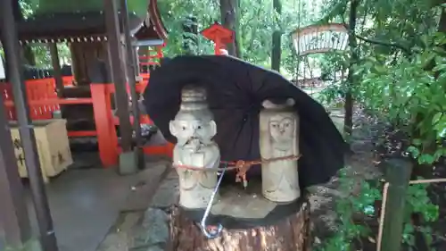 賀茂御祖神社（下鴨神社）の像