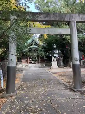 闇之森八幡社の鳥居