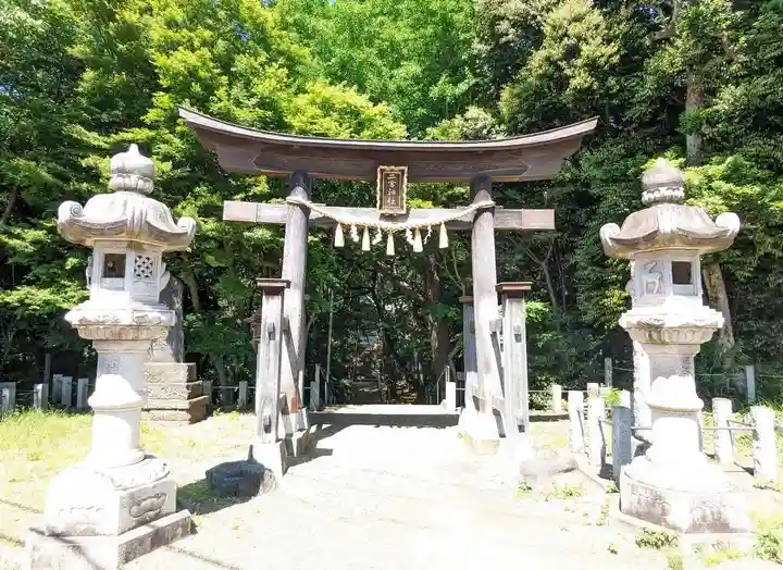 下総国三山 二宮神社の鳥居