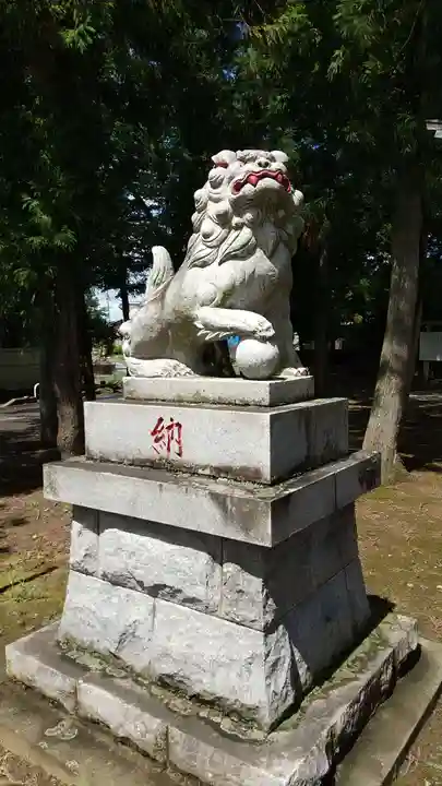 阿部神社の狛犬