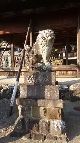 加佐美神社の狛犬