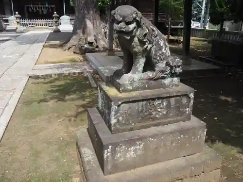 諏訪神社の狛犬