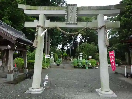 佐野原神社の鳥居