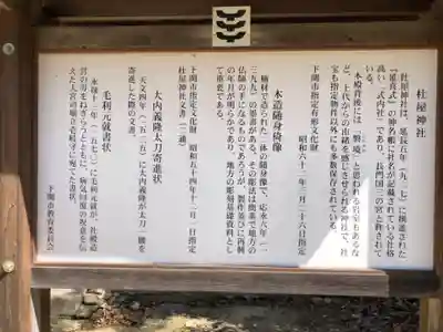 杜屋神社の歴史