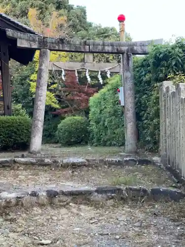 咸古神社の鳥居