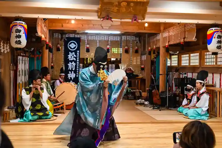 尻岸内八幡神社の神楽
