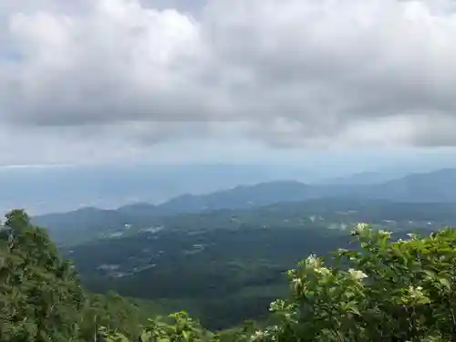 飯縄神社 奥社の景色