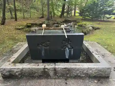 音更神社の手水舎