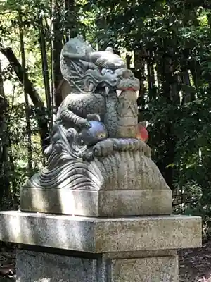 眞名井神社(籠神社奥宮)の狛犬
