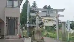 正一位湯殿神社の鳥居