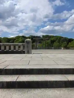 明治天皇伏見桃山陵の鳥居