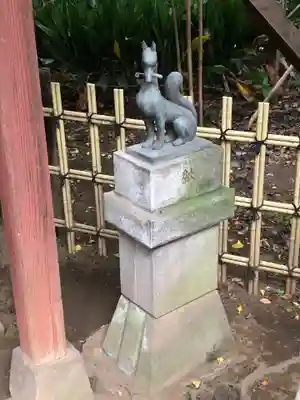 渋谷氷川神社の狛犬