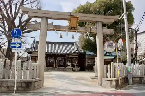 跡部神社の鳥居