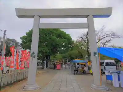 白山神社(二子町)の鳥居