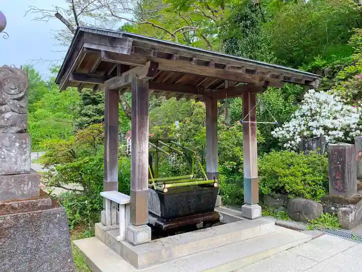 達磨寺の手水舎