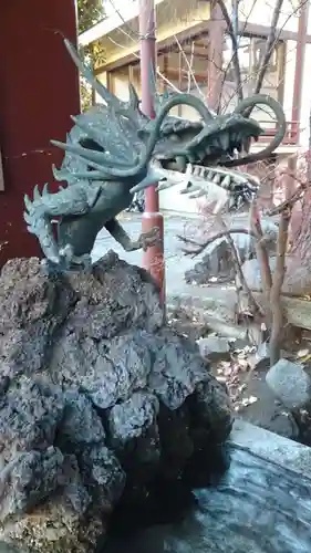 品川貴船神社の手水舎