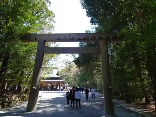 伊勢神宮内宮（皇大神宮）の鳥居