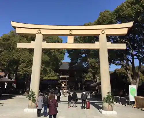 明治神宮の鳥居