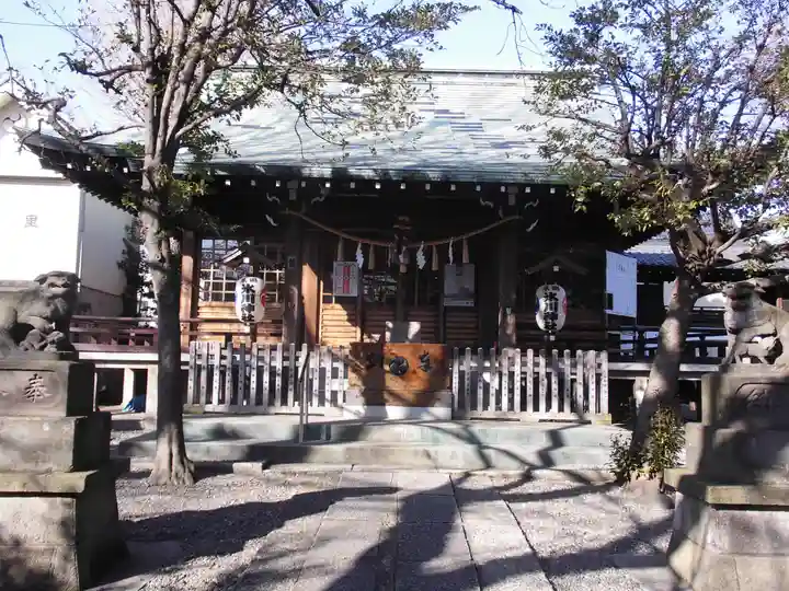 本郷氷川神社の本殿・本堂
