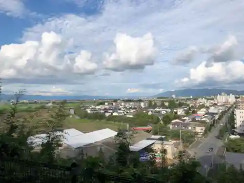 千栗八幡宮の景色