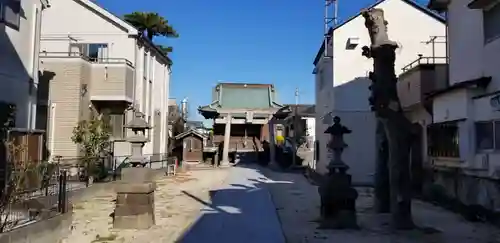 田中仙田稲荷神社の鳥居