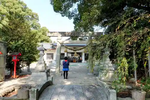 都波岐奈加等神社の鳥居