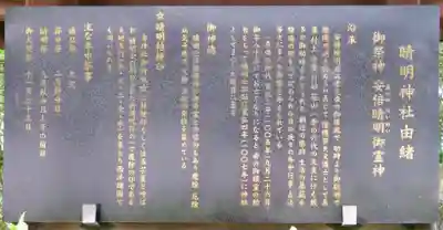 晴明神社の歴史