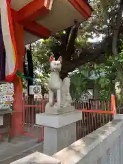 笠䅣稲荷神社の狛犬