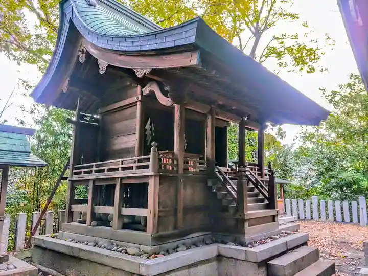 国玉神社・八劔社合殿の本殿・本堂