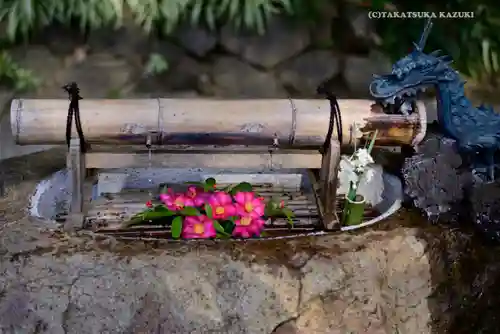 葛原岡神社の手水舎
