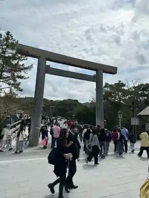 伊勢神宮内宮(皇大神宮)の鳥居