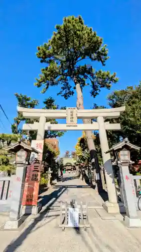 菊田神社の鳥居