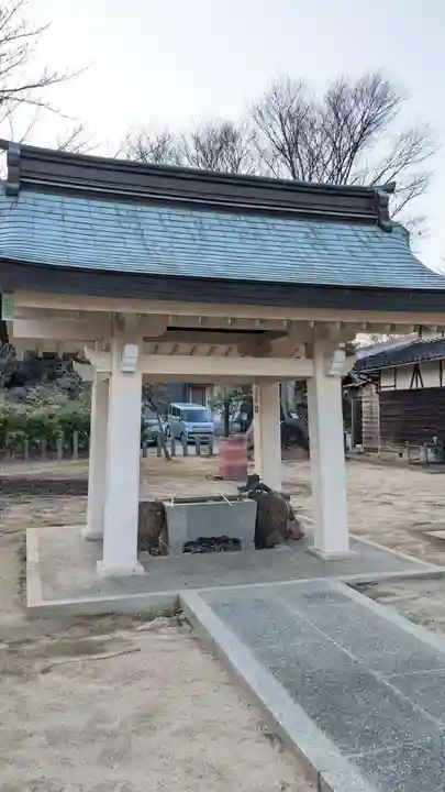 津島社(大草津島神社)の手水舎