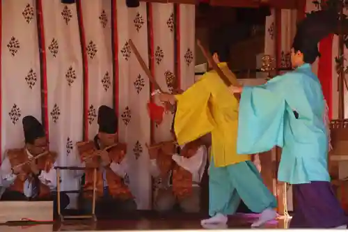 長屋神社の神楽