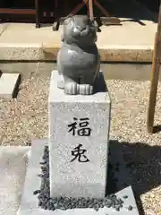 三輪神社の狛犬