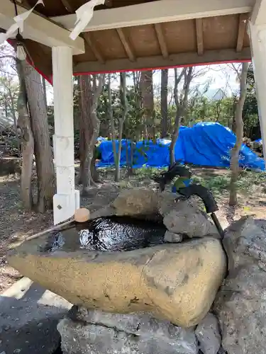 南豪神社の手水舎